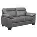Homelegance Furniture Denizen Loveseat in Dark Gray 9537DGY-2 - LasVegasFurnitureOnline.com