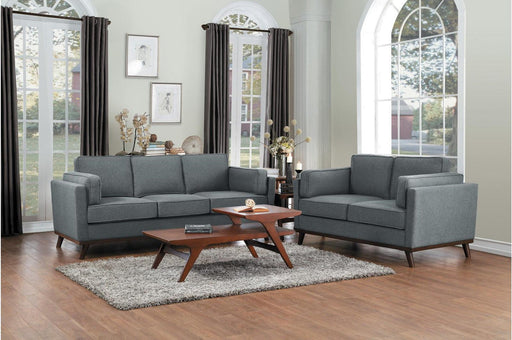 Homelegance Furniture Bedos Loveseat in Gray - LasVegasFurnitureOnline.com