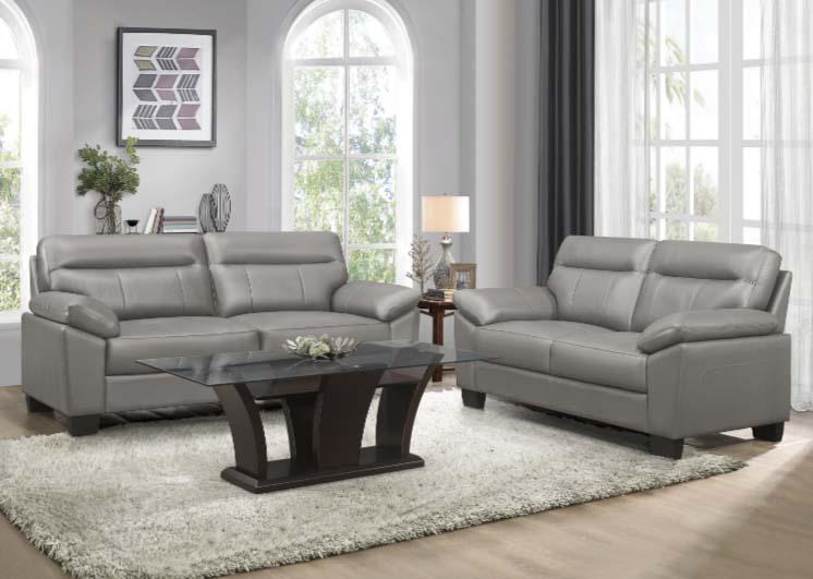 Homelegance Furniture Denizen Sofa in Gray 9537GRY-3 - LasVegasFurnitureOnline.com