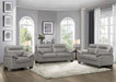 Homelegance Furniture Denizen Loveseat in Gray 9537GRY-2 - LasVegasFurnitureOnline.com