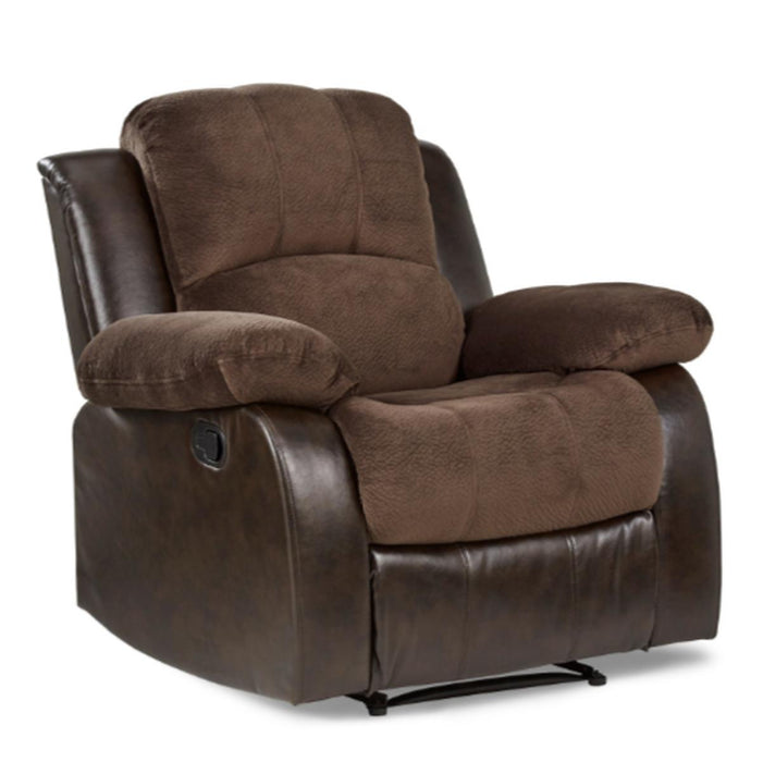 Homelegance Furniture Granley Reclining Chair in Chocolate 9700FCP-1 - LasVegasFurnitureOnline.com