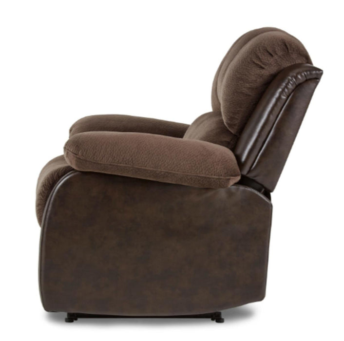Homelegance Furniture Granley Reclining Chair in Chocolate 9700FCP-1 - LasVegasFurnitureOnline.com