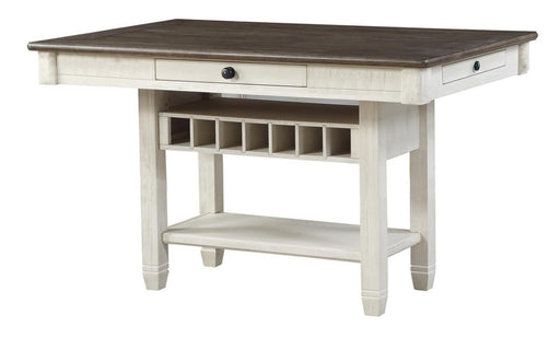 Homelegance Granby Counter Height Dining Table in White & Brown 5627NW-36* - LasVegasFurnitureOnline.com