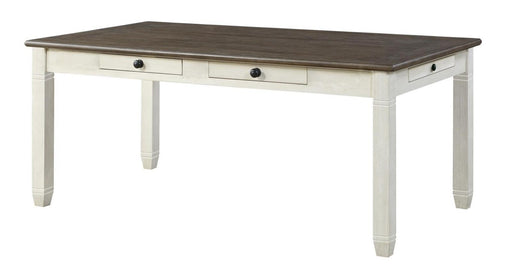 Homelegance Granby Dining Table in White & Brown 5627NW-72 - LasVegasFurnitureOnline.com