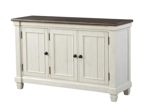Homelegance Granby Server in White & Brown 5627NW-40 - LasVegasFurnitureOnline.com