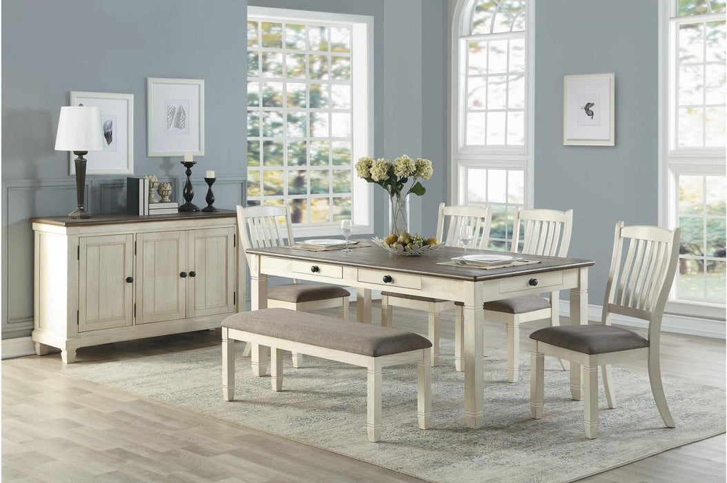Homelegance Granby Side Chair in Antique White (Set of 2) - LasVegasFurnitureOnline.com