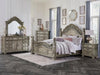 Homelegance Catalonia Mirror in Platinum Gold 1824PG-6 - LasVegasFurnitureOnline.com