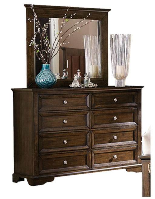 Homelegance Eunice Mirror in Espresso 1844DC-6 - LasVegasFurnitureOnline.com