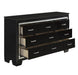 Homelegance Allura Dresser in Black 1916BK-5 - LasVegasFurnitureOnline.com