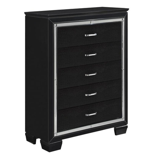 Homelegance Allura Chest in Black 1916BK-9 - LasVegasFurnitureOnline.com