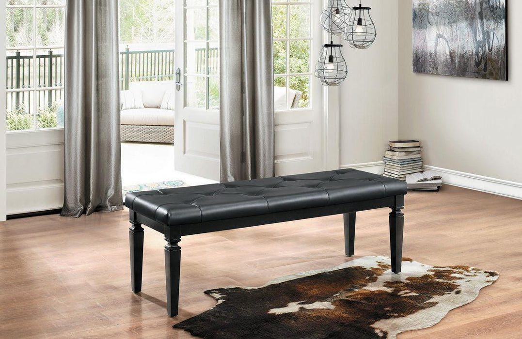 Homelegance Allura Bed Bench in Black 1916BK-FBH - LasVegasFurnitureOnline.com