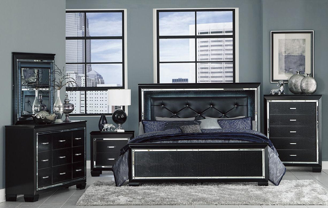 Homelegance Allura Dresser in Black 1916BK-5 - LasVegasFurnitureOnline.com