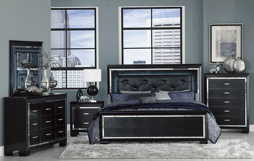 Homelegance Allura Mirror in Black 1916BK-6 - LasVegasFurnitureOnline.com