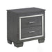 Homelegance Allura Nightstand in Gray 1916GY-4 - LasVegasFurnitureOnline.com