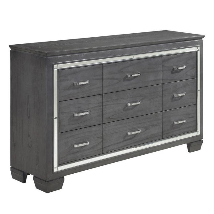Homelegance Allura Dresser in Gray 1916GY-5 - LasVegasFurnitureOnline.com