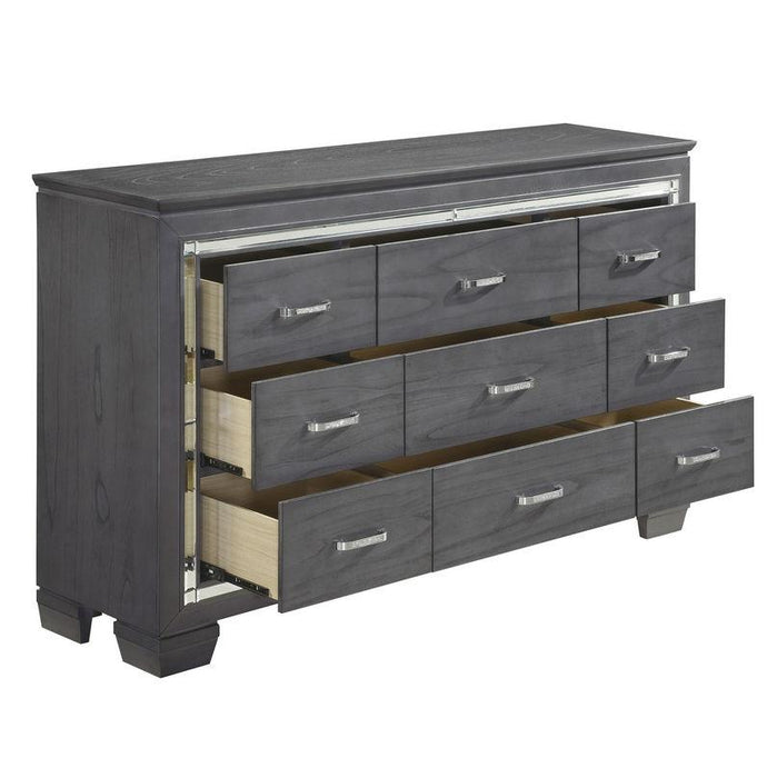 Homelegance Allura Dresser in Gray 1916GY-5 - LasVegasFurnitureOnline.com