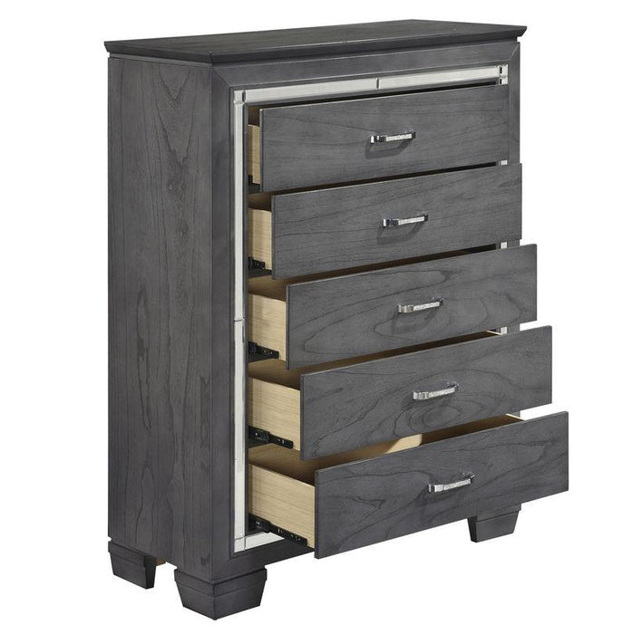 Homelegance Allura Chest in Gray 1916GY-9 - LasVegasFurnitureOnline.com