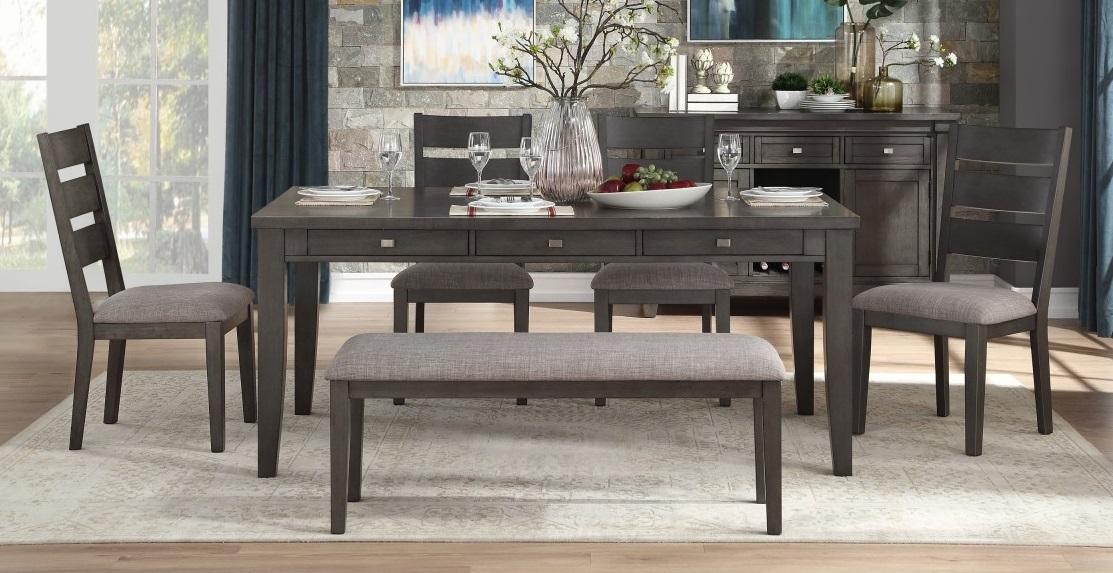 Homelegance Baresford Bench in Gray 5674-13 - LasVegasFurnitureOnline.com