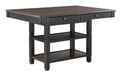 Homelegance Baywater Counter Height Table in Natural and Black 5705BK-36 - LasVegasFurnitureOnline.com