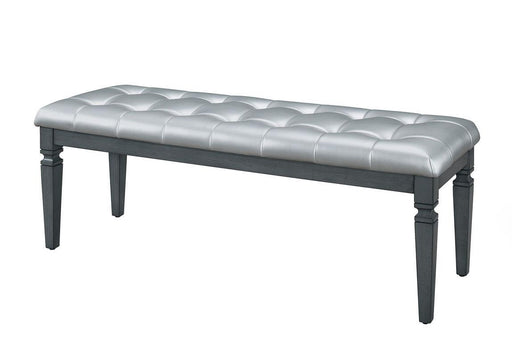 Homelegance Allura Bed Bench in Gray 1916GY-FBH - LasVegasFurnitureOnline.com