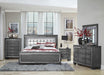 Homelegance Allura Nightstand in Gray 1916GY-4 - LasVegasFurnitureOnline.com