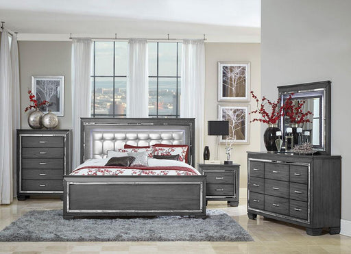 Homelegance Allura Mirror in Gray 1916GY-6 - LasVegasFurnitureOnline.com
