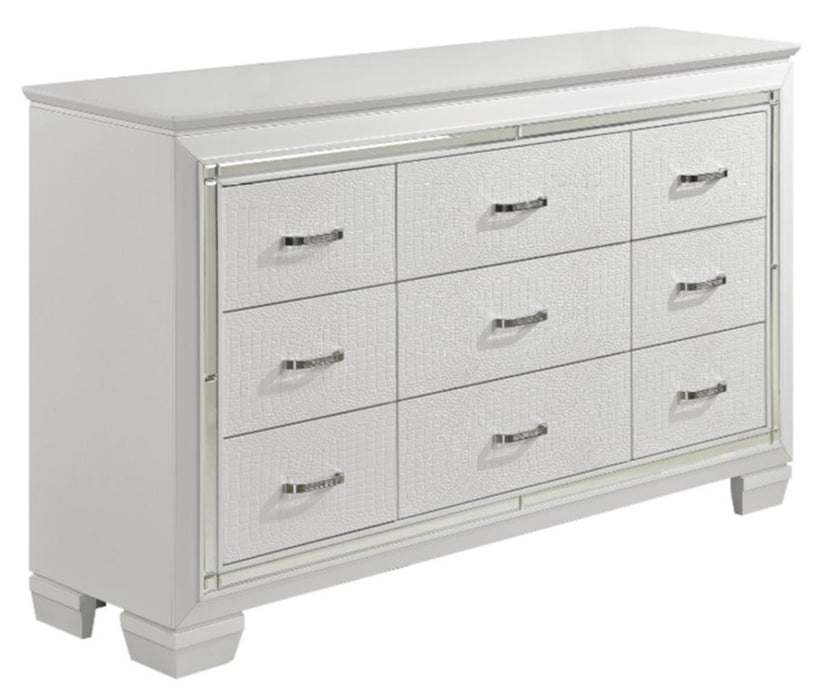 Homelegance Allura Dresser in White 1916W-5 - LasVegasFurnitureOnline.com