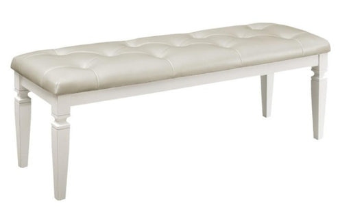 Homelegance Allura Bed Bench in White 1916W-FBH - LasVegasFurnitureOnline.com
