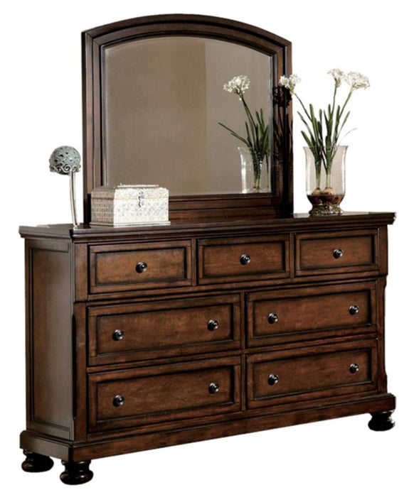 Homelegance Cumberland Dresser in Brown Cherry 2159-5 - LasVegasFurnitureOnline.com