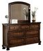 Homelegance Cumberland Dresser in Brown Cherry 2159-5 - LasVegasFurnitureOnline.com