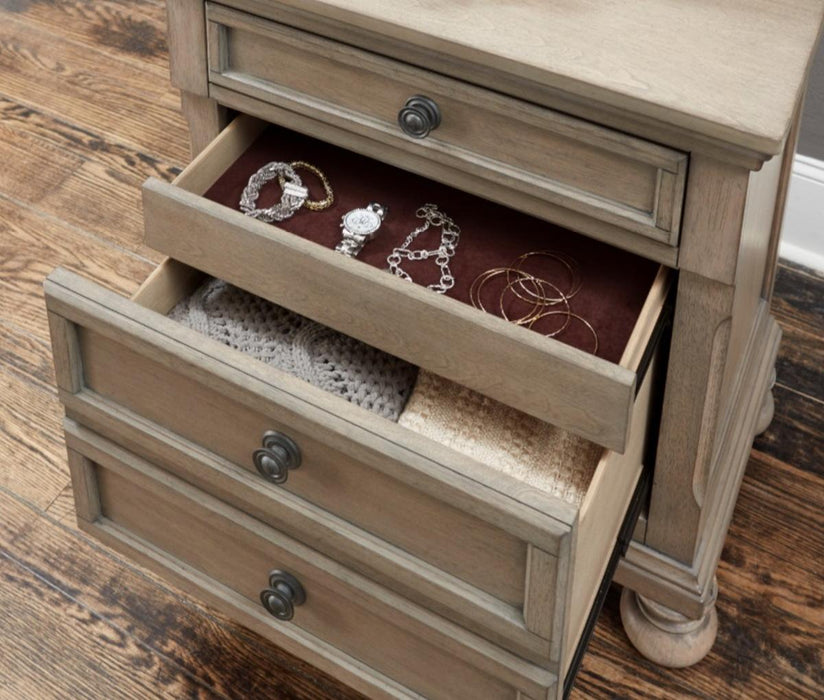 Homelegance Bethel Nightstand in Gray 2259GY-4 - LasVegasFurnitureOnline.com