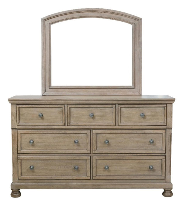 Homelegance Bethel Mirror in Gray 2259GY-6 - LasVegasFurnitureOnline.com