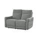 Homelegance Furniture Edition Power Double Lay Flat Reclining Loveseat in Dove Grey 9804DV-2PWH - LasVegasFurnitureOnline.com