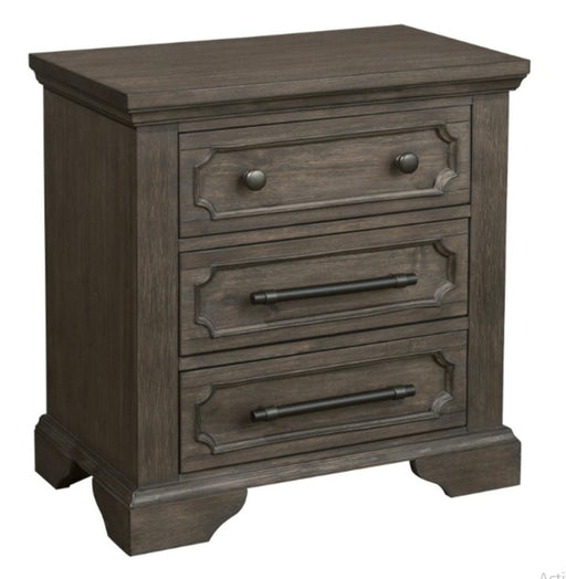 Homelegance Taulon Nightstand in Dark Oak 5438-4 - LasVegasFurnitureOnline.com