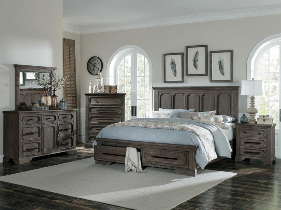 Homelegance Taulon Mirror in Dark Oak 5438-6 - LasVegasFurnitureOnline.com