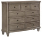 Homelegance Vermillion Dresser in Gray 5442-5 - LasVegasFurnitureOnline.com