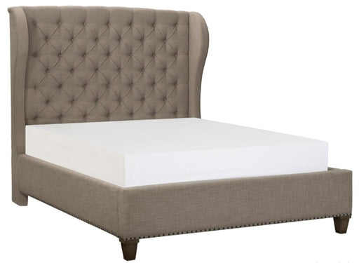 Homelegance Vermillion Queen Upholstered Panel Bed in Gray 5442-1* - LasVegasFurnitureOnline.com