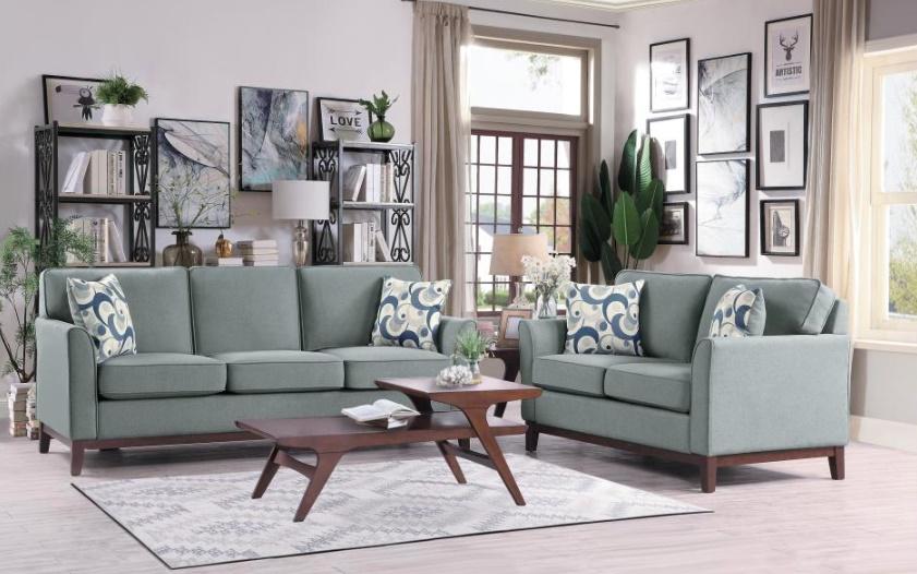 Homelegance Furniture Blue Lake Sofa in Gray - LasVegasFurnitureOnline.com