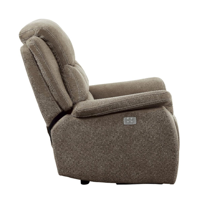 Homelegance Furniture Shola Glider Reclining Chair in Chocolate - LasVegasFurnitureOnline.com