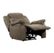 Homelegance Furniture Shola Glider Reclining Chair in Chocolate - LasVegasFurnitureOnline.com