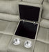 Homelegance Furniture Shola Double Reclining Loveseat in Gray - LasVegasFurnitureOnline.com