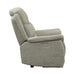 Homelegance Furniture Shola Power Reclining Chair in Gray - LasVegasFurnitureOnline.com