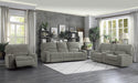 Homelegance Furniture Borneo Power Double Reclining Sofa in Mocha - LasVegasFurnitureOnline.com