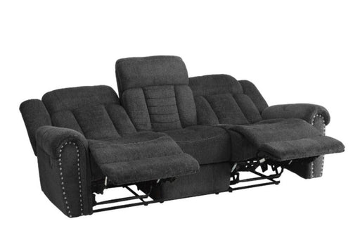 Homelegance Furniture Nutmeg Double Reclining Sofa in Charcoal Gray 9901CC-3 - LasVegasFurnitureOnline.com