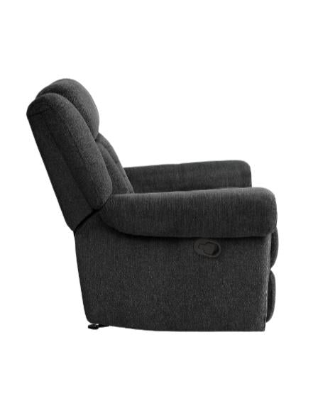 Homelegance Furniture Nutmeg Glider Reclining Chair in Charcoal Gray 9901CC-1 - LasVegasFurnitureOnline.com