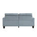 Homelegance Furniture Lantana Loveseat in Gray 9957GY-2 - LasVegasFurnitureOnline.com