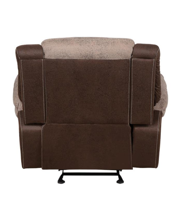 Homelegance Furniture Chai Glider Relcining Chair in 2 Tones - LasVegasFurnitureOnline.com