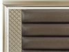 Homelegance Furniture Loudon Queen Platform with Storage Bed in Champagne Metallic 1515-1* - LasVegasFurnitureOnline.com