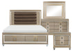 Homelegance Furniture Loudon Mirror with LED Lighting in Champagne Metallic 1515-6 - LasVegasFurnitureOnline.com