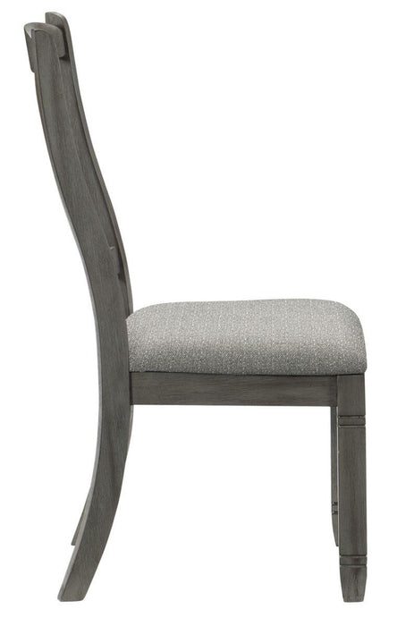 Homelegance Granby Side Chair in Antique Gray (Set of 2) 5627GYS - LasVegasFurnitureOnline.com